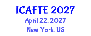 International Conference on Applications of Fluids and Thermodynamics Engineering (ICAFTE) April 22, 2027 - New York, United States International Conference on Applications of Fluids and Thermodynamics Engineering (ICAFTE) April 22, 2027 - New York, United States