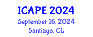 International Conference on Applications of Polymer Engineering (ICAPE) September 16, 2024 - Santiago, Chile