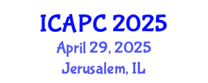 International Conference on Applications of Porous Ceramics (ICAPC) April 29, 2025 - Jerusalem, Israel