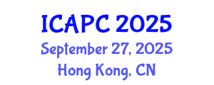 International Conference on Applications of Porous Ceramics (ICAPC) September 27, 2025 - Hong Kong, China