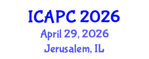 International Conference on Applications of Porous Ceramics (ICAPC) April 29, 2026 - Jerusalem, Israel