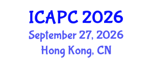 International Conference on Applications of Porous Ceramics (ICAPC) September 27, 2026 - Hong Kong, China International Conference on Applications of Porous Ceramics (ICAPC) September 27, 2026 - Hong Kong, China