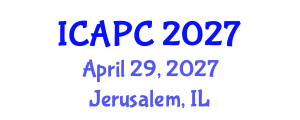 International Conference on Applications of Porous Ceramics (ICAPC) April 29, 2027 - Jerusalem, Israel International Conference on Applications of Porous Ceramics (ICAPC) April 29, 2027 - Jerusalem, Israel