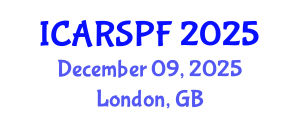 International Conference on Applications of Remote Sensing in Precision Farming (ICARSPF) December 09, 2025 - London, United Kingdom