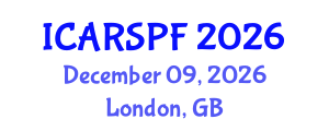 International Conference on Applications of Remote Sensing in Precision Farming (ICARSPF) December 09, 2026 - London, United Kingdom International Conference on Applications of Remote Sensing in Precision Farming (ICARSPF) December 09, 2026 - London, United Kingdom