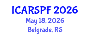 International Conference on Applications of Remote Sensing in Precision Farming (ICARSPF) May 18, 2026 - Belgrade, Serbia International Conference on Applications of Remote Sensing in Precision Farming (ICARSPF) May 18, 2026 - Belgrade, Serbia
