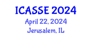 International Conference on Applications of Satellite Systems Engineering (ICASSE) April 22, 2024 - Jerusalem, Israel