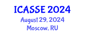 International Conference on Applications of Satellite Systems Engineering (ICASSE) August 29, 2024 - Moscow, Russia