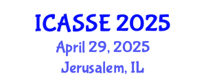 International Conference on Applications of Satellite Systems Engineering (ICASSE) April 29, 2025 - Jerusalem, Israel