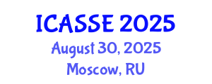 International Conference on Applications of Satellite Systems Engineering (ICASSE) August 30, 2025 - Moscow, Russia
