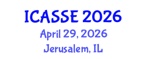 International Conference on Applications of Satellite Systems Engineering (ICASSE) April 29, 2026 - Jerusalem, Israel