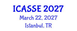 International Conference on Applications of Satellite Systems Engineering (ICASSE) March 22, 2027 - Istanbul, Turkey International Conference on Applications of Satellite Systems Engineering (ICASSE) March 22, 2027 - Istanbul, Turkey