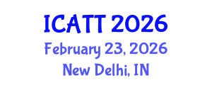 International Conference on Applications of Textile Technology (ICATT) February 23, 2026 - New Delhi, India International Conference on Applications of Textile Technology (ICATT) February 23, 2026 - New Delhi, India