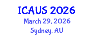 International Conference on Applications of Urban Science (ICAUS) March 29, 2026 - Sydney, Australia