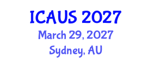International Conference on Applications of Urban Science (ICAUS) March 29, 2027 - Sydney, Australia International Conference on Applications of Urban Science (ICAUS) March 29, 2027 - Sydney, Australia