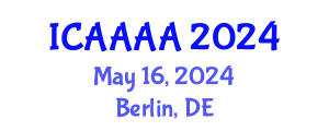 International Conference on Applied Aerodynamics, Aeronautics and Astronautics (ICAAAA) May 16, 2024 - Berlin, Germany