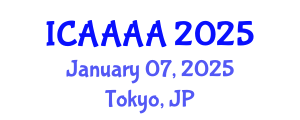 International Conference on Applied Aerodynamics, Aeronautics and Astronautics (ICAAAA) January 07, 2025 - Tokyo, Japan