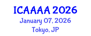 International Conference on Applied Aerodynamics, Aeronautics and Astronautics (ICAAAA) January 07, 2026 - Tokyo, Japan