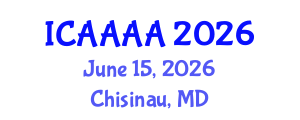 International Conference on Applied Aerodynamics, Aeronautics and Astronautics (ICAAAA) June 15, 2026 - Chisinau, Republic of Moldova International Conference on Applied Aerodynamics, Aeronautics and Astronautics (ICAAAA) June 15, 2026 - Chisinau, Republic of Moldova