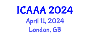 International Conference on Applied Aerodynamics and Aeromechanics (ICAAA) April 11, 2024 - London, United Kingdom