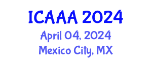 International Conference on Applied Aerodynamics and Aeromechanics (ICAAA) April 04, 2024 - Mexico City, Mexico