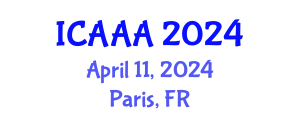 International Conference on Applied Aerodynamics and Aeromechanics (ICAAA) April 11, 2024 - Paris, France