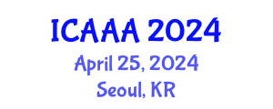 International Conference on Applied Aerodynamics and Aeromechanics (ICAAA) April 25, 2024 - Seoul, Republic of Korea