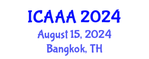 International Conference on Applied Aerodynamics and Aeromechanics (ICAAA) August 15, 2024 - Bangkok, Thailand