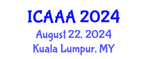 International Conference on Applied Aerodynamics and Aeromechanics (ICAAA) August 22, 2024 - Kuala Lumpur, Malaysia