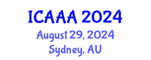 International Conference on Applied Aerodynamics and Aeromechanics (ICAAA) August 29, 2024 - Sydney, Australia