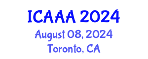 International Conference on Applied Aerodynamics and Aeromechanics (ICAAA) August 08, 2024 - Toronto, Canada