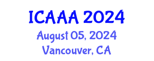 International Conference on Applied Aerodynamics and Aeromechanics (ICAAA) August 05, 2024 - Vancouver, Canada