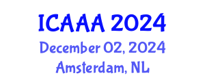 International Conference on Applied Aerodynamics and Aeromechanics (ICAAA) December 02, 2024 - Amsterdam, Netherlands