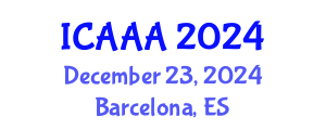 International Conference on Applied Aerodynamics and Aeromechanics (ICAAA) December 23, 2024 - Barcelona, Spain