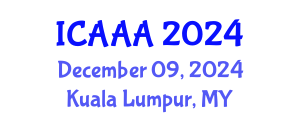 International Conference on Applied Aerodynamics and Aeromechanics (ICAAA) December 09, 2024 - Kuala Lumpur, Malaysia