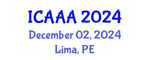 International Conference on Applied Aerodynamics and Aeromechanics (ICAAA) December 02, 2024 - Lima, Peru