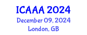 International Conference on Applied Aerodynamics and Aeromechanics (ICAAA) December 09, 2024 - London, United Kingdom