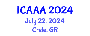 International Conference on Applied Aerodynamics and Aeromechanics (ICAAA) July 22, 2024 - Crete, Greece