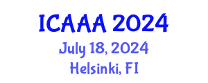 International Conference on Applied Aerodynamics and Aeromechanics (ICAAA) July 18, 2024 - Helsinki, Finland
