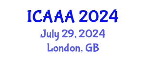 International Conference on Applied Aerodynamics and Aeromechanics (ICAAA) July 29, 2024 - London, United Kingdom