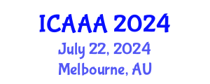 International Conference on Applied Aerodynamics and Aeromechanics (ICAAA) July 22, 2024 - Melbourne, Australia