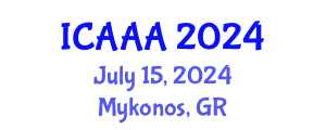International Conference on Applied Aerodynamics and Aeromechanics (ICAAA) July 15, 2024 - Mykonos, Greece