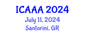 International Conference on Applied Aerodynamics and Aeromechanics (ICAAA) July 11, 2024 - Santorini, Greece