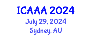 International Conference on Applied Aerodynamics and Aeromechanics (ICAAA) July 29, 2024 - Sydney, Australia