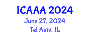 International Conference on Applied Aerodynamics and Aeromechanics (ICAAA) June 27, 2024 - Tel Aviv, Israel