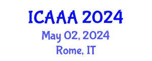 International Conference on Applied Aerodynamics and Aeromechanics (ICAAA) May 02, 2024 - Rome, Italy