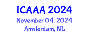 International Conference on Applied Aerodynamics and Aeromechanics (ICAAA) November 04, 2024 - Amsterdam, Netherlands