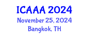 International Conference on Applied Aerodynamics and Aeromechanics (ICAAA) November 25, 2024 - Bangkok, Thailand