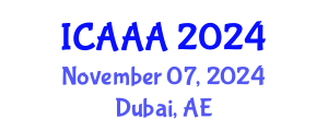International Conference on Applied Aerodynamics and Aeromechanics (ICAAA) November 07, 2024 - Dubai, United Arab Emirates