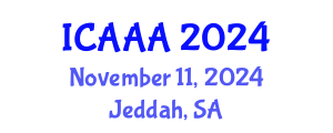 International Conference on Applied Aerodynamics and Aeromechanics (ICAAA) November 11, 2024 - Jeddah, Saudi Arabia